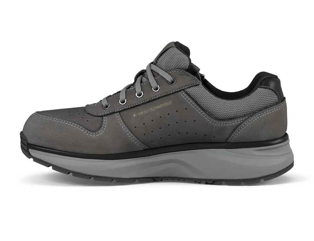 Mens Dynamo Dark Grey Zip Active Trainers