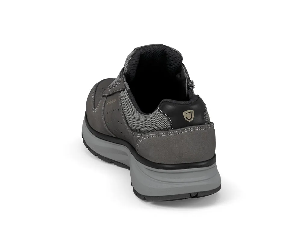Mens Dynamo Dark Grey Zip Active Trainers