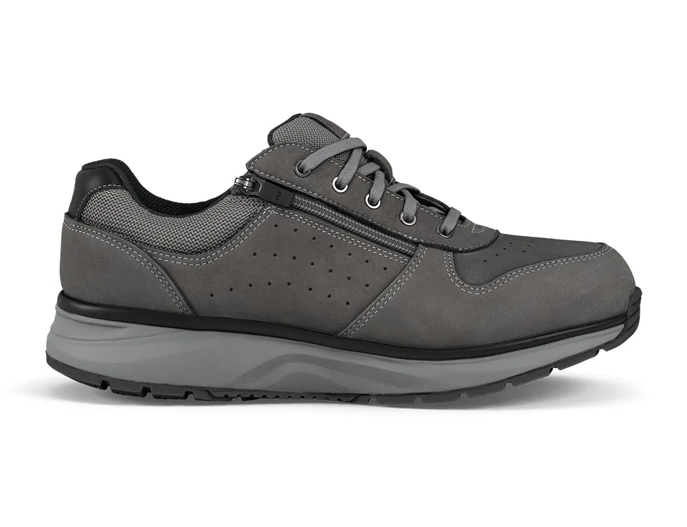 Mens Dynamo Dark Grey Zip Active Trainers