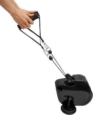 Multifunction Strength Training Equipment, Portable Resistance Rope Trainer Machine, 6 Adjustable Levels Suction Cup Rope Training Device, Pull Rope Strength Training Equipment for Gym Home Use