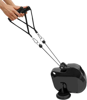 Multifunction Tension Rope, 6 Levels of Resistance Adjustment up to 77 LBS, Resistance Band, Suction Cup Rope Training Device, for Abdomen/Waist/Arm/Leg Stretching Training