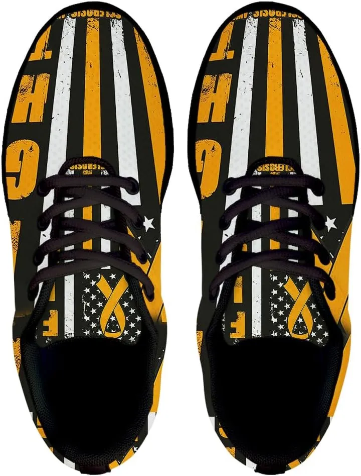 Multiple Sclerosis Awareness Shoes for Women Men Trail Running Casual Fashion Sneakers Slip-on Tennis Shoes