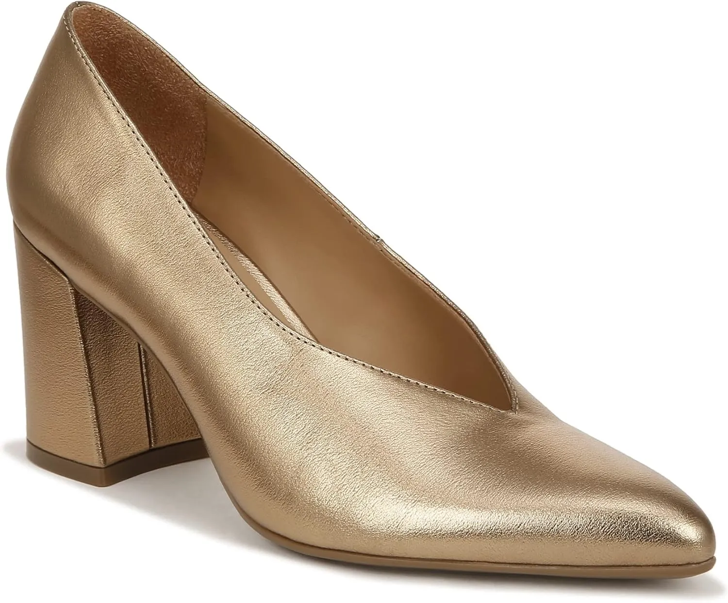 Naturalizer Women's Paden Chunky Heel Pointed Toe Pump