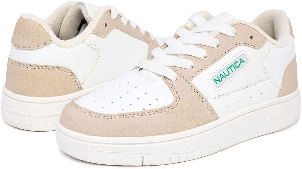 Nautica Kids Boys Lace-Up Fashion Sneakers Low-Top Dress Shoes for Youth - (Big Kid/Little Kid)