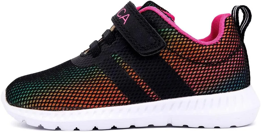 Nautica Kids Fashion Sneaker Athletic Running Shoe with One Strap |Boys - Girls|(Toddler/Little Kid)