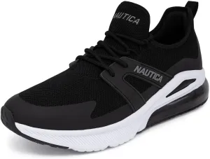 Nautica Men's Sneakers - Air Cushion Lace-Up Running Shoe - Lightweight and Comfortable Athletic Footwear for Everyday Wear and Fitness Training