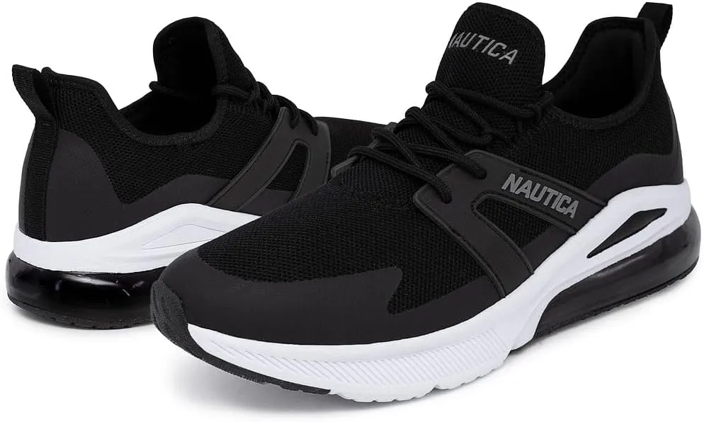 Nautica Men's Sneakers - Air Cushion Lace-Up Running Shoe - Lightweight and Comfortable Athletic Footwear for Everyday Wear and Fitness Training