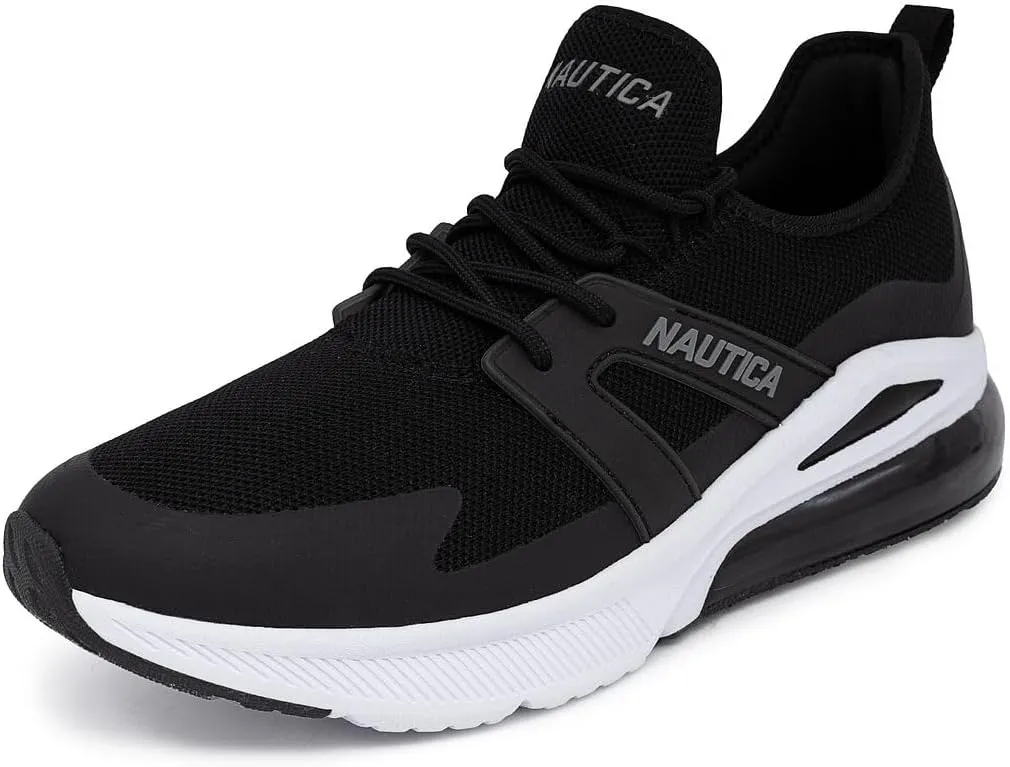 Nautica Men's Sneakers - Air Cushion Lace-Up Running Shoe - Lightweight and Comfortable Athletic Footwear for Everyday Wear and Fitness Training