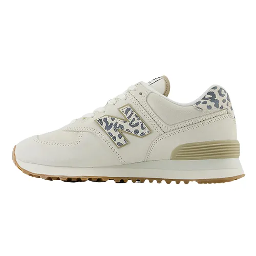 New Balance Ladies Trainers - WL574XD2 - Beige/Animal Print