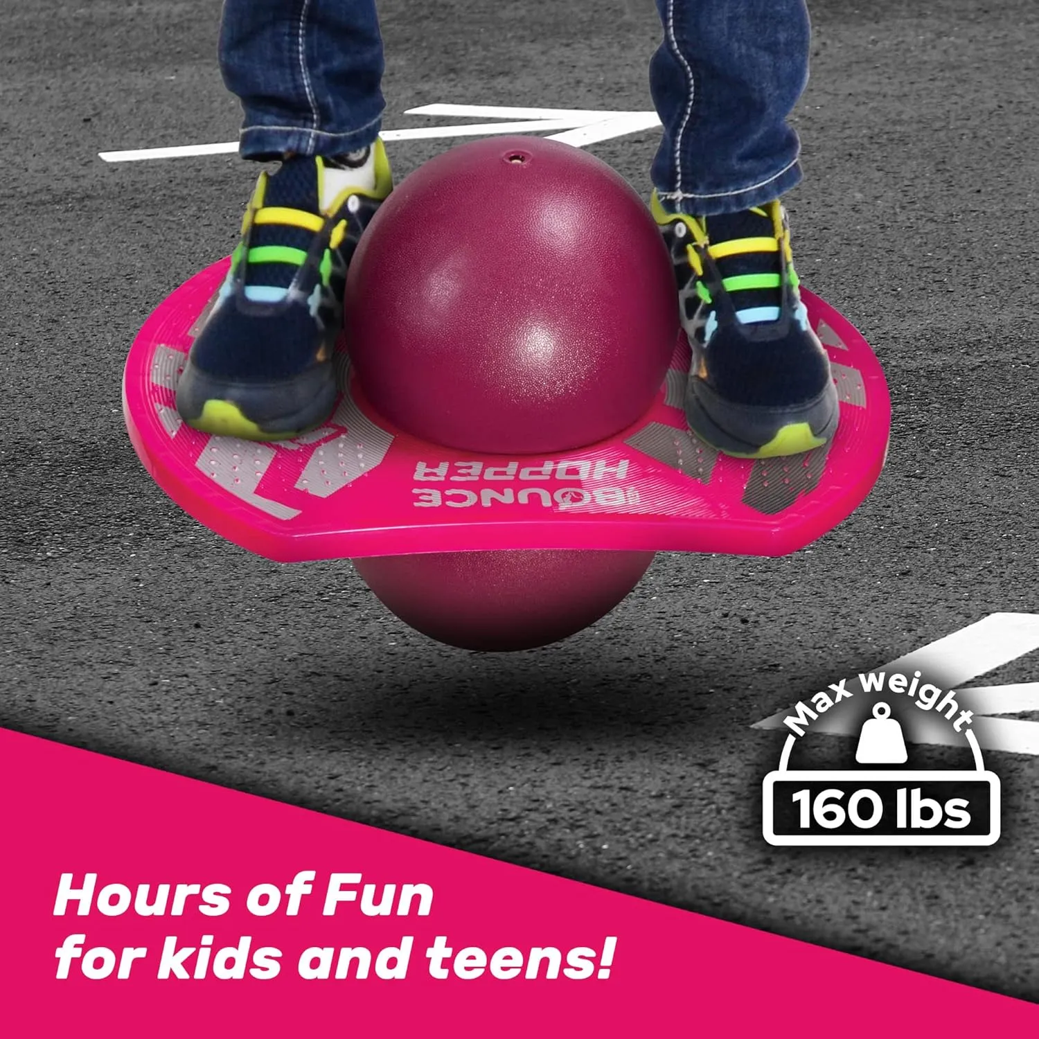 New Bounce Ball for Kids Balance Board for 7 to 10 Year Olds, Outdoor Birthday Gifts: Pogo Balance Bounce Ball