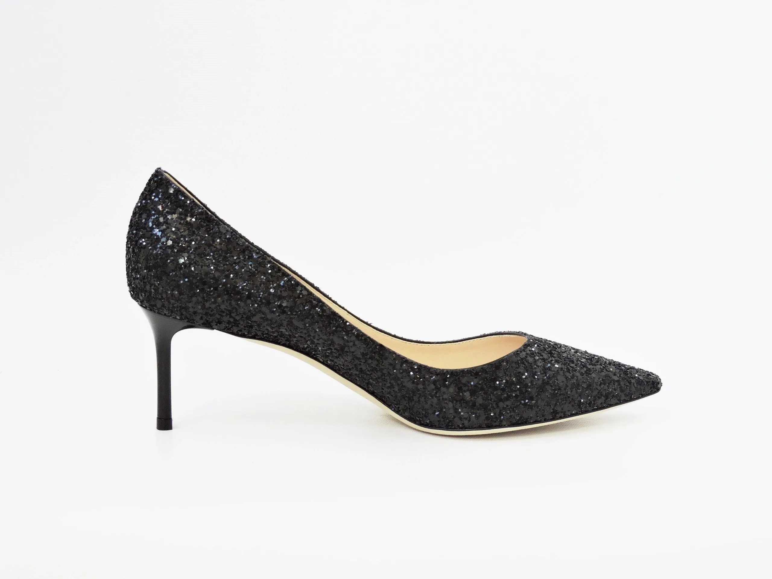 NEW Jimmy Choo Romy Glitter Pump Size 40.5 It (10.5 Us)