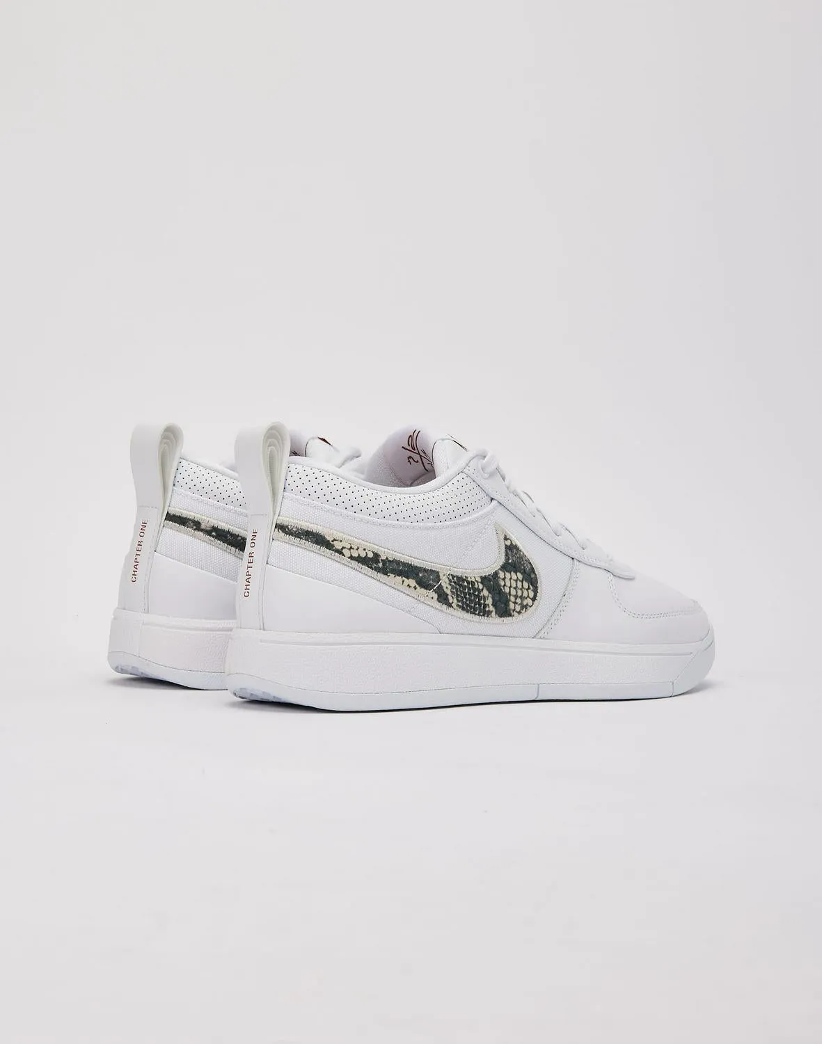 Nike Book 1 "Chapter One" Snake Print White Black FJ4249-101 Shoe Trainer