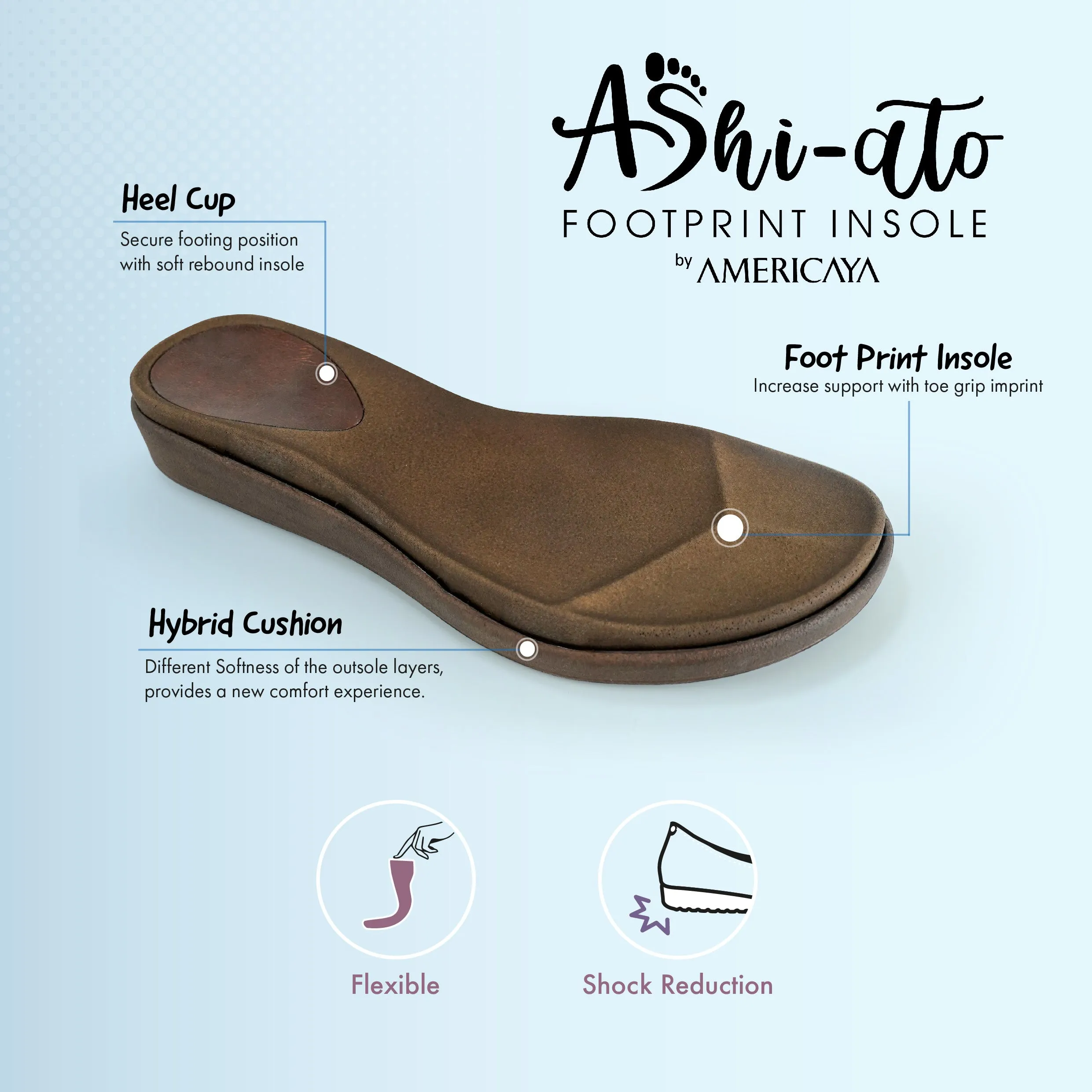 No.8204A Double Belt Foot Bed Slip-On