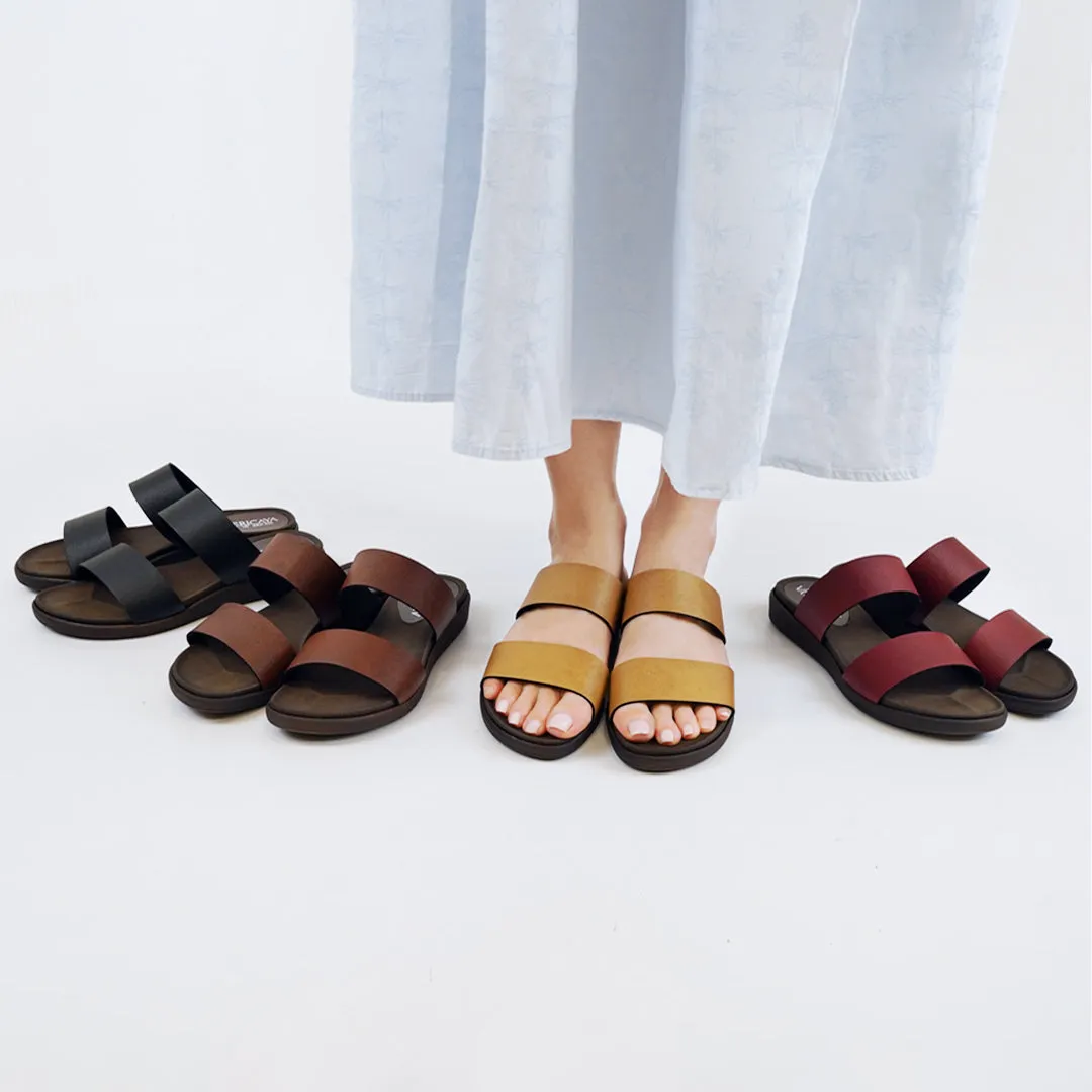 No.8204A Double Belt Foot Bed Slip-On