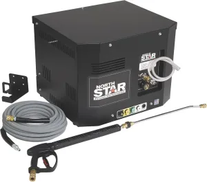 NorthStar Electric Cold Water Total Start/Stop Stationary Commercial Pressure Washer -2500 PSI, 3.0 GPM, 230 Volts - Model 1571108