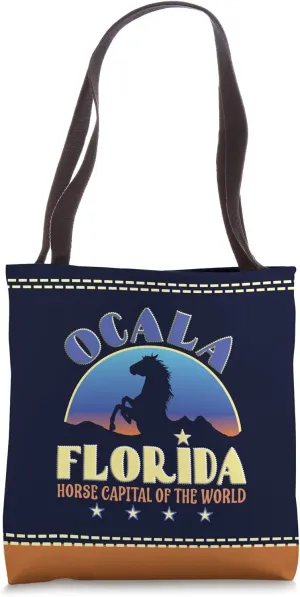 Ocala Florida FL Horse Tote Bag