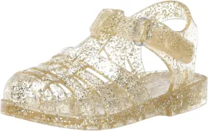 OshKosh B'Gosh Girl's Marie Jelly Sandal, Gold, 8 M US Toddler