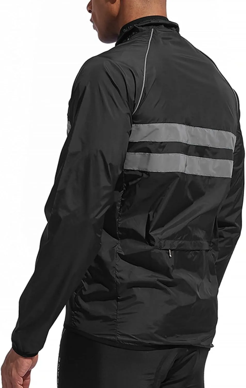 Packable Cycling Jacket for Men Mountain Bike Motorcycle Bicycle Running Coat Lightweight Fishing Biking Windbreaker