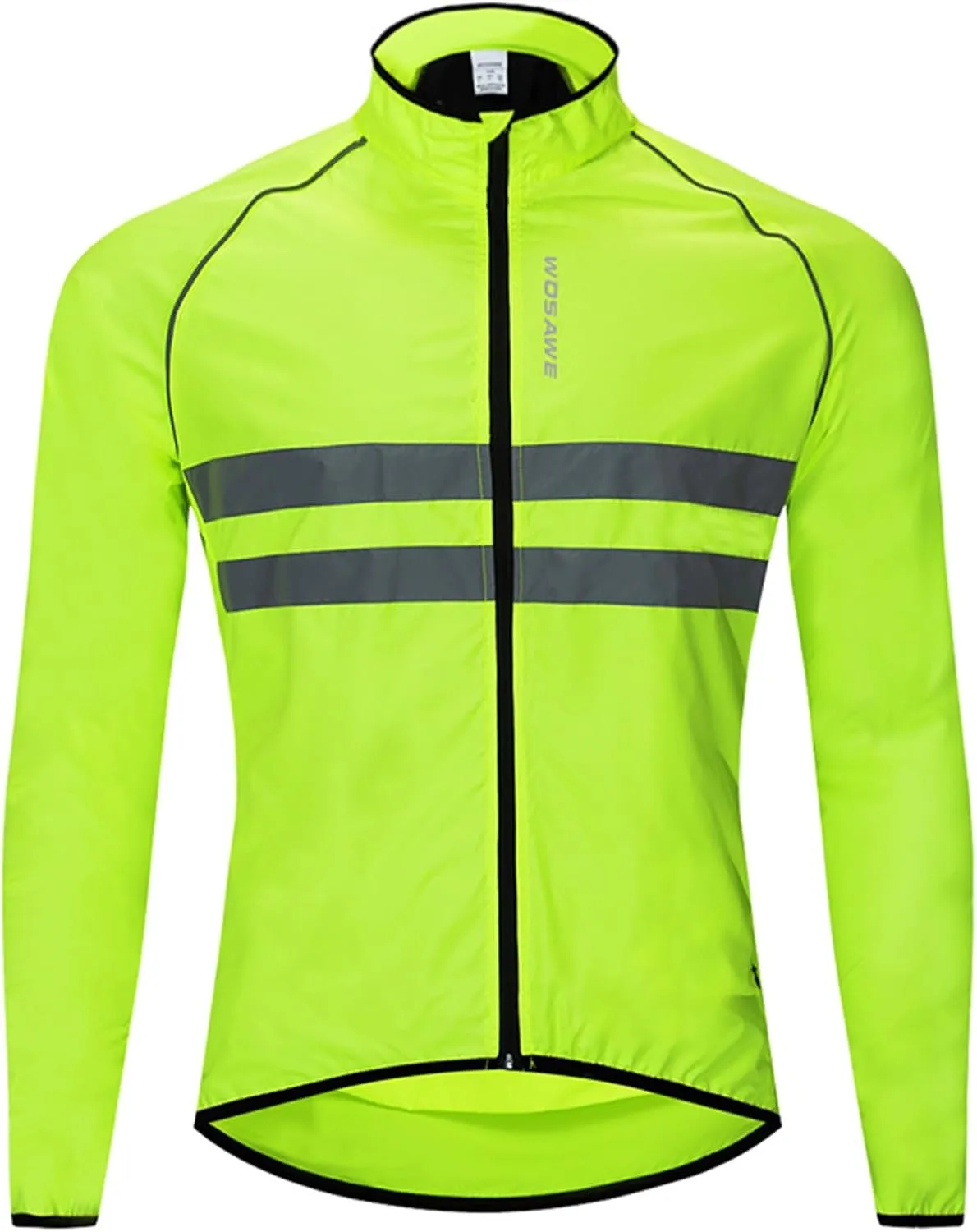 Packable Cycling Jacket for Men Mountain Bike Motorcycle Bicycle Running Coat Lightweight Fishing Biking Windbreaker