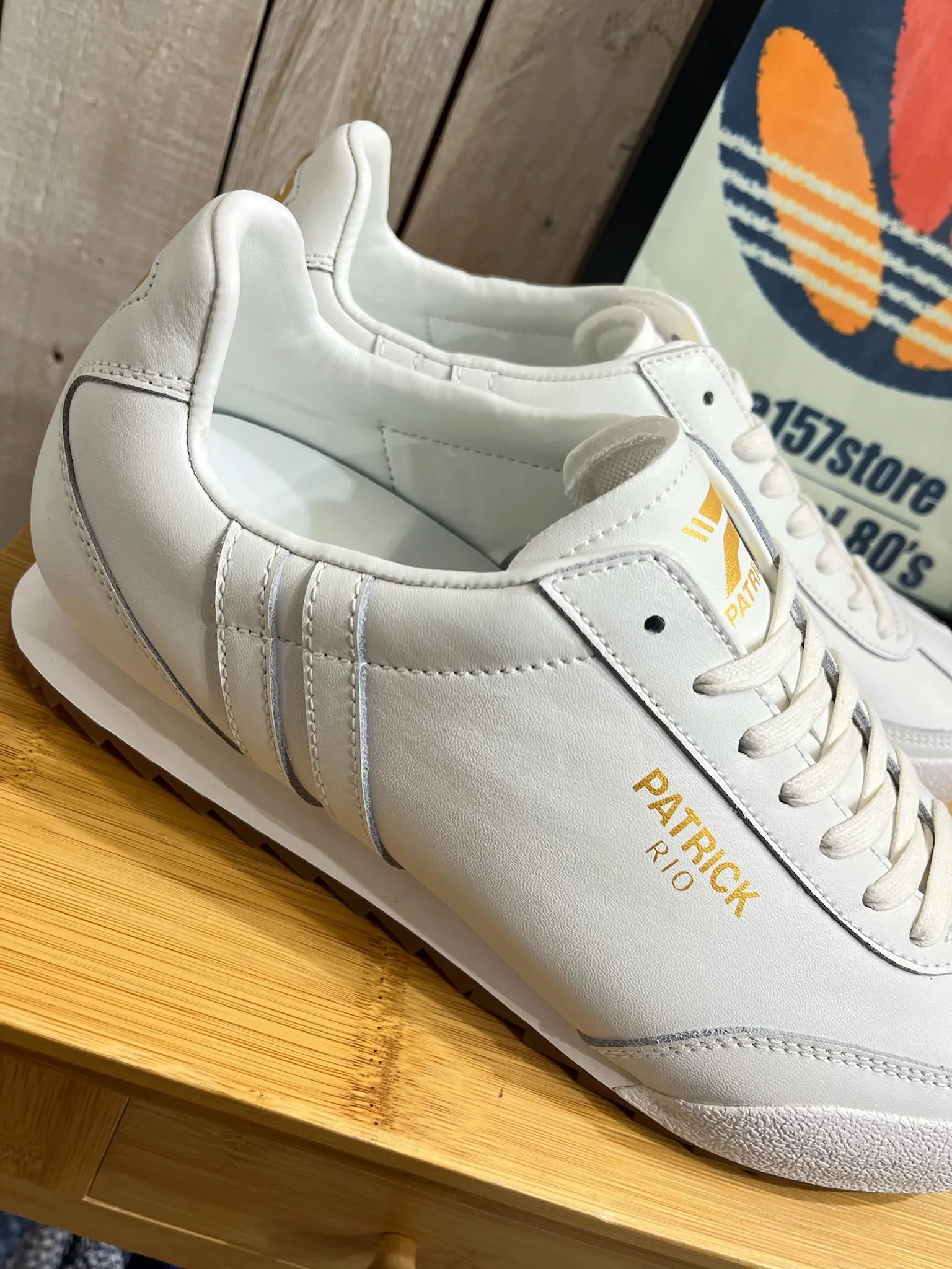 Patrick Rio Trainers - White Mono