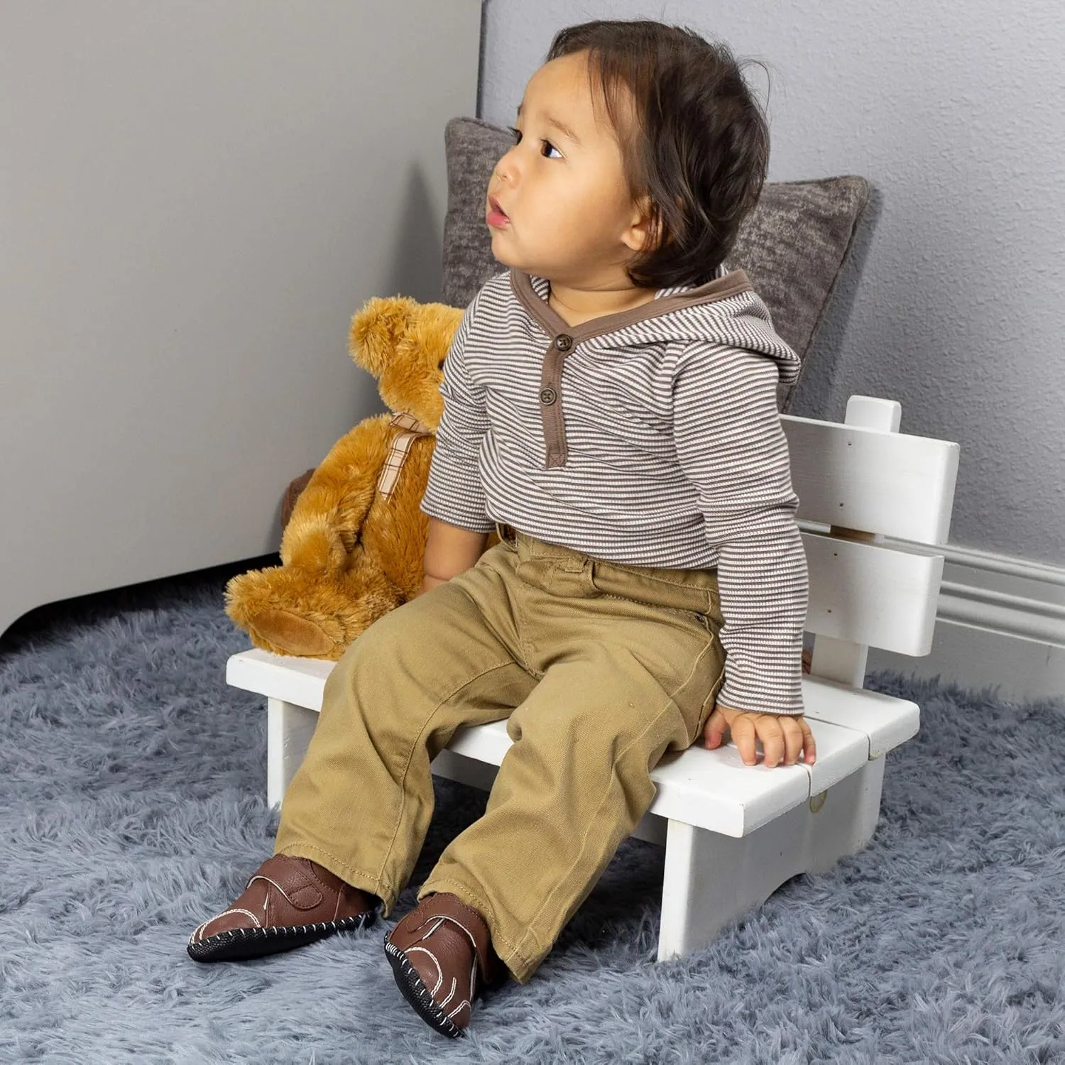pediped Originals Tyler Crib Shoe (Infant)