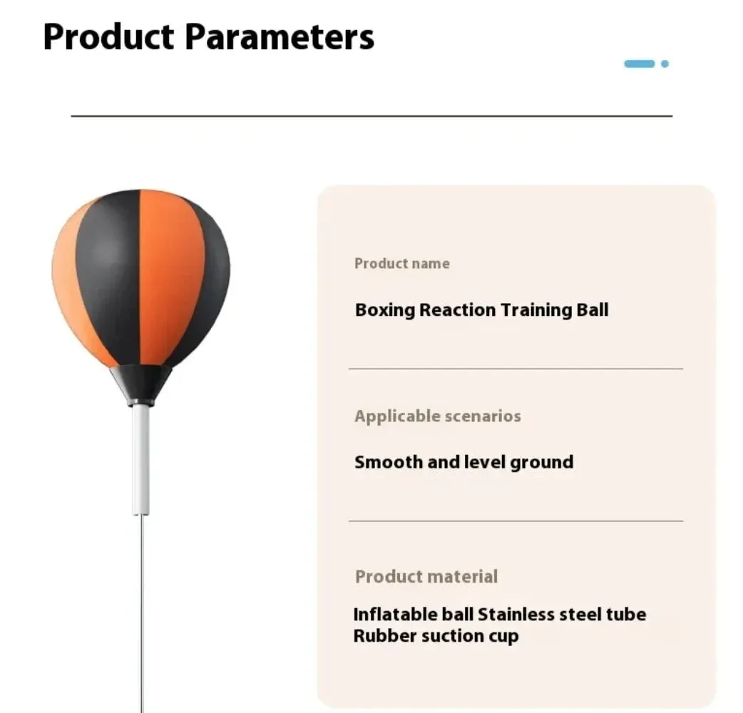 Performance-driven PU Trainer Boxing Speed Construction Durable Adjustable Safe transactions Vertical Reflex Height Ball Home