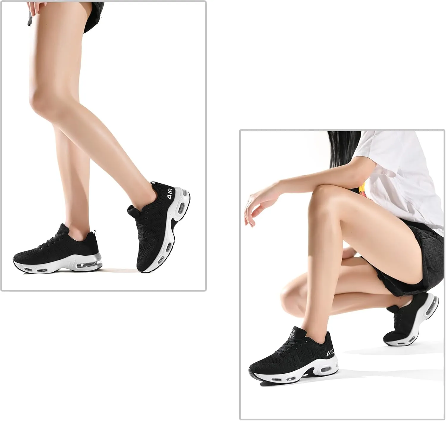 PERSOUL Women's Running Shoes Athletic Tennis Fashion Sneakers Lightweight Breathable Walking Shoes for Jogging Fitness Gym