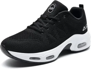 PERSOUL Women's Running Shoes Athletic Tennis Fashion Sneakers Lightweight Breathable Walking Shoes for Jogging Fitness Gym