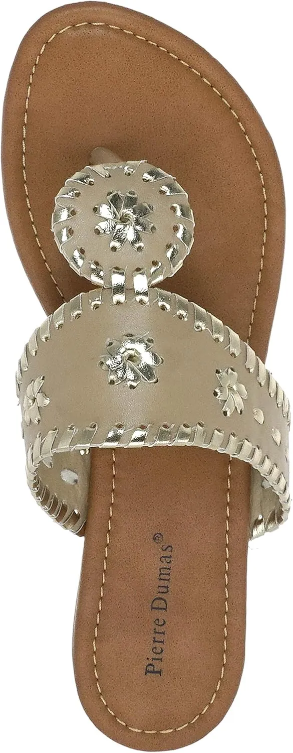 Pierre Dumas Women's Rosetta Slip-on Sandals