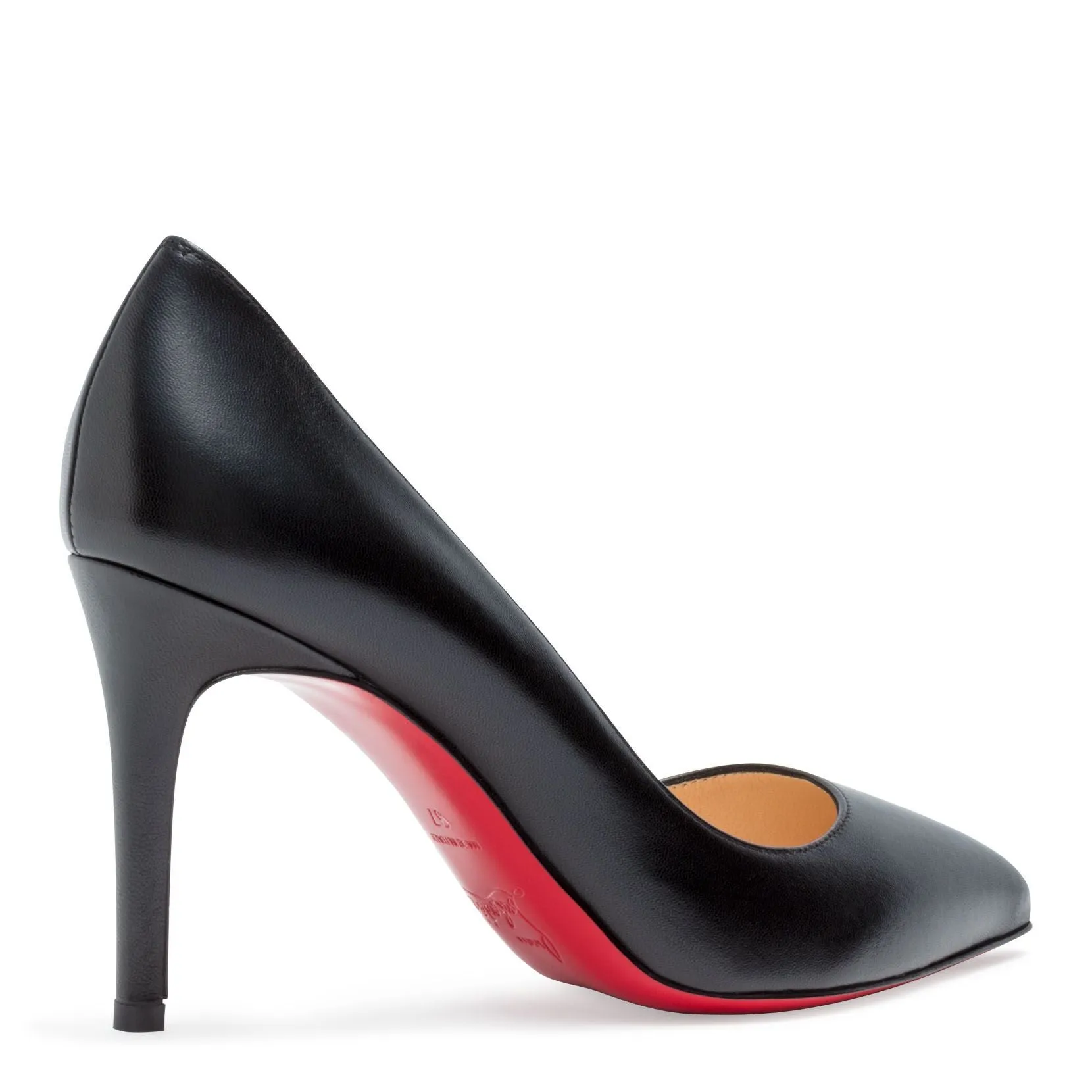 Pigalle 85 black leather pumps