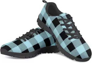 PinUp Angel Buffalo Plaid Walk Shoes Lightweight Breathable Athletic Gym Casual Tennis Shoes