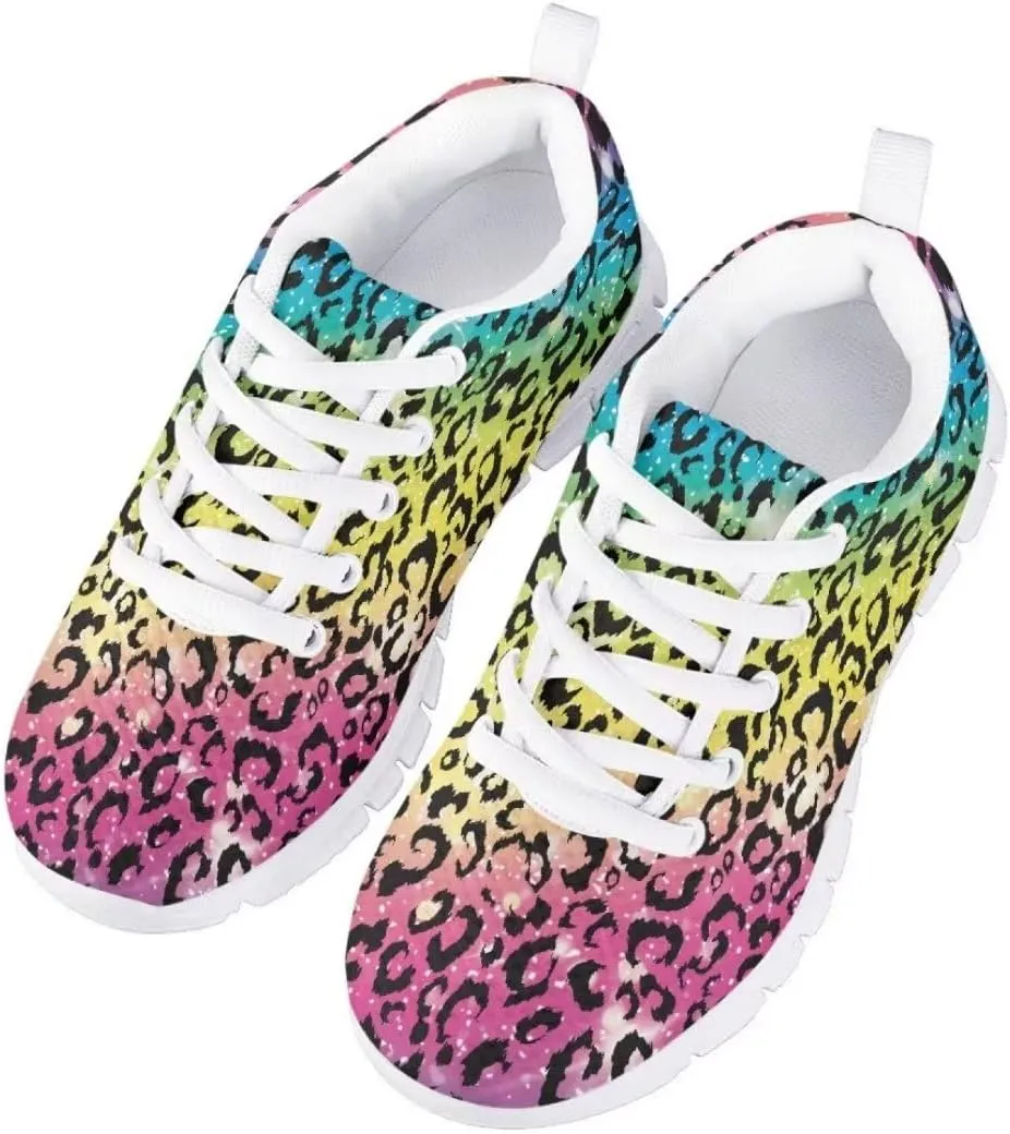 PinUp Angel Cute Girls Sneakers Kids Comfortable Lightweight Tennis Shoes Breathable Sport Walking Shoes