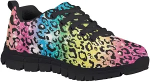 PinUp Angel Girls Sneakers Kids Lightweight Lace Up Running Shoes Colorful Walking Shoes Breathable Tennis Shoes for Kids