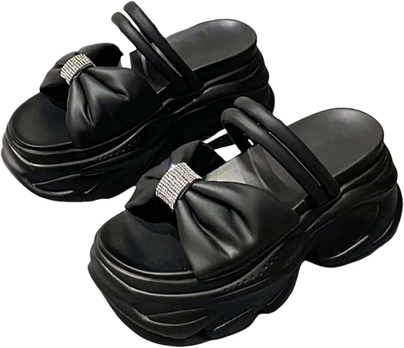 Platform Slippers Non-slip Height Up Fashion Girls Women Sandal Beach Outdoor Sandals