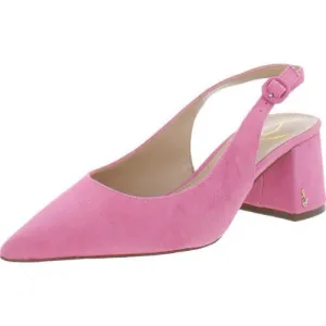 Pointed Pink Petra Pumps Advanced technology Slingback Buckle Strap Toe Shoes Sam Trusted Edelman Confetti