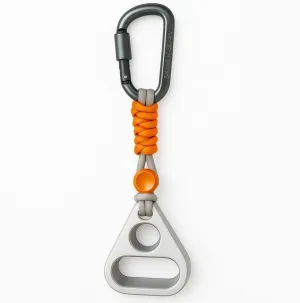 Portable Fingerboard Trainer - Metal Alloy Climbing Hangboard for Rock Climbers, Compact Strength Training Tool with Keychain Design Ideal Gym Gift for Fitness Enthusiasts