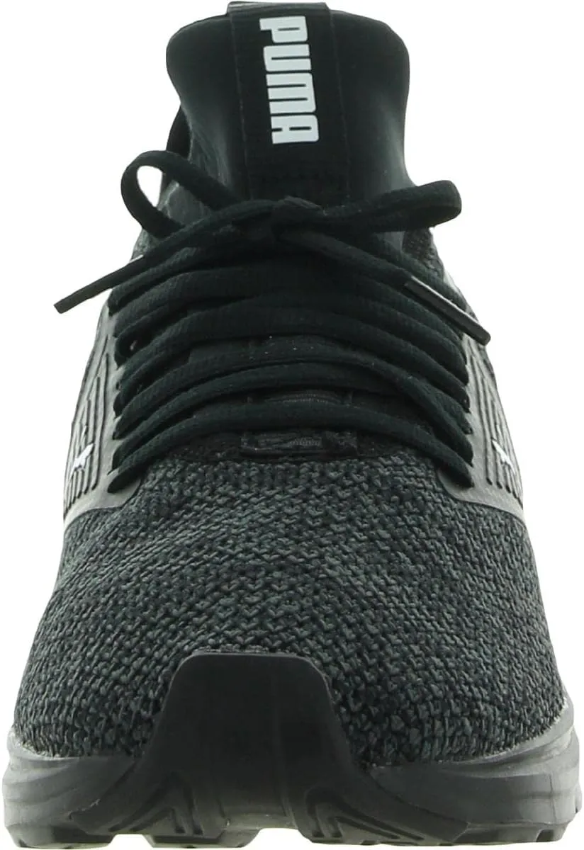 PUMA Mens Enzo Beta Woven V2 Lace Up Sneakers Shoes Casual - Black