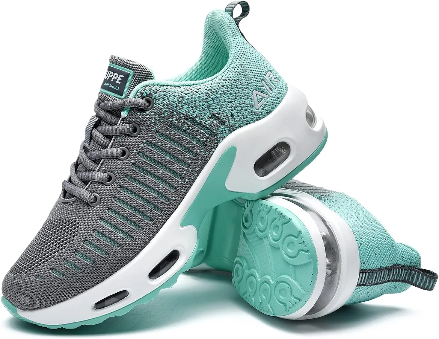 QAUPPE Womens Fashion Lightweight Sports Walking Sneakers Breathable Gym Jogging Running Tennis Shoes US 5.5-11 B(M)…