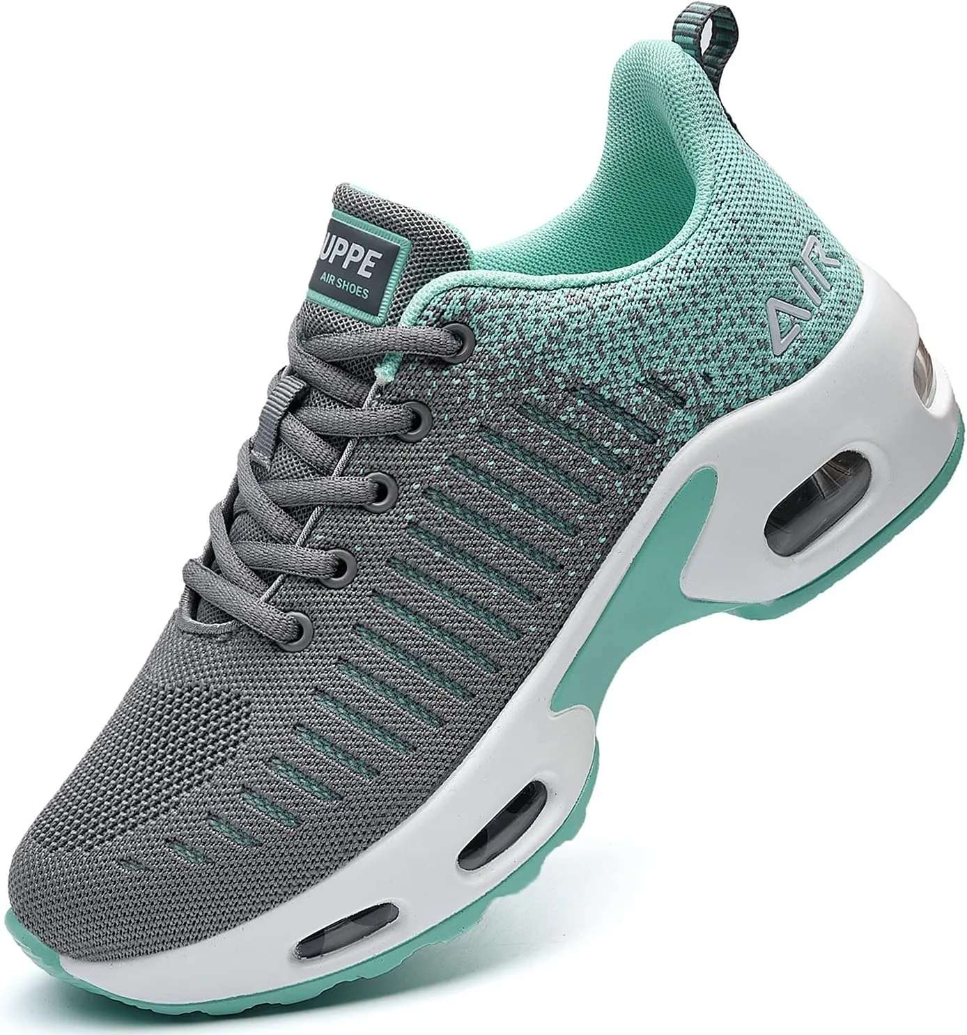 QAUPPE Womens Fashion Lightweight Sports Walking Sneakers Breathable Gym Jogging Running Tennis Shoes US 5.5-11 B(M)…