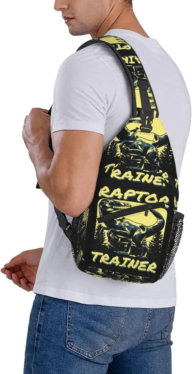 Raptor Trainer Chest Sling Bag Crossbody Shoulder Backpack Bag Gym Cycling Travel Hiking Daypack Cross Bag