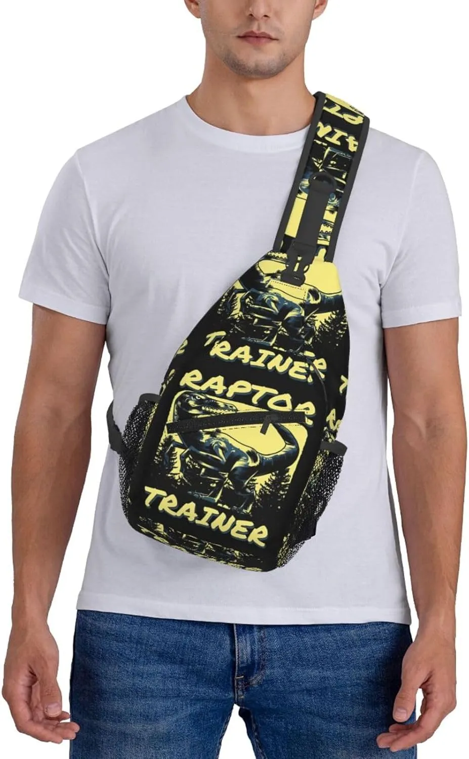 Raptor Trainer Chest Sling Bag Crossbody Shoulder Backpack Bag Gym Cycling Travel Hiking Daypack Cross Bag