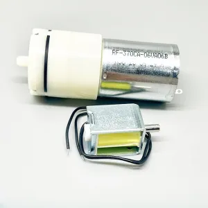 Replacement Part for DC 6V Mini Air Pump Aquarium Aeration Pump 370 Motor Air Pump Normally Open Solenoid Valve Blood Pressure Monitor