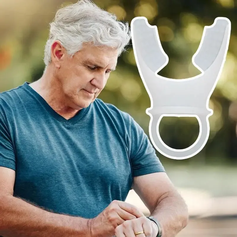 Respiratory Muscles Trainer Portable Lightweight Lung Exerciser Compact Silicone Breathing  Muscle Trainer Exercise Device