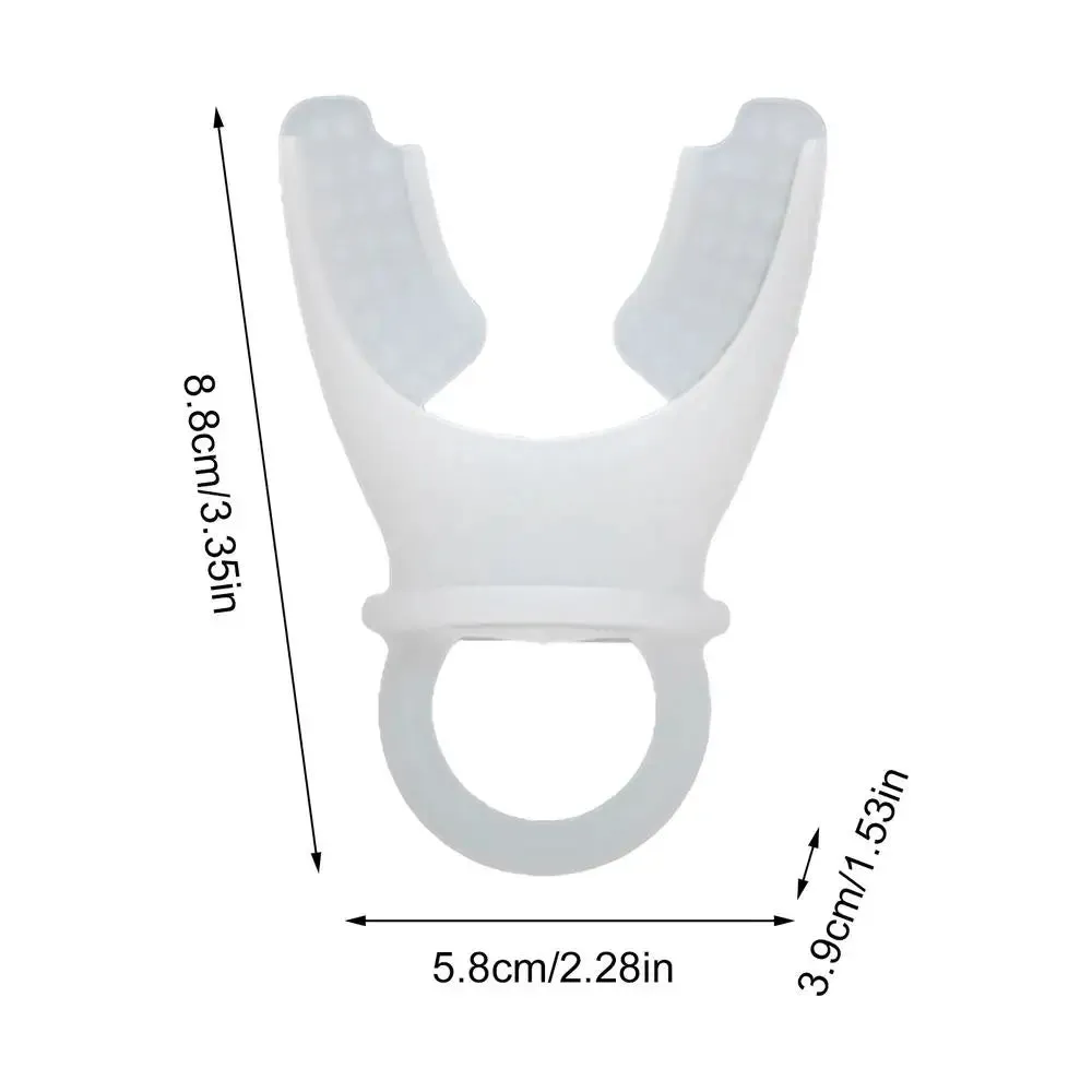 Respiratory Muscles Trainer Portable Lightweight Lung Exerciser Compact Silicone Breathing  Muscle Trainer Exercise Device
