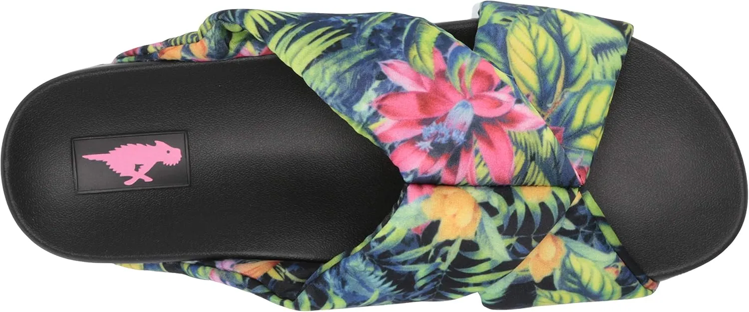 Rocket Dog Women's Edo EPPS Tropical Print Slide Sandal