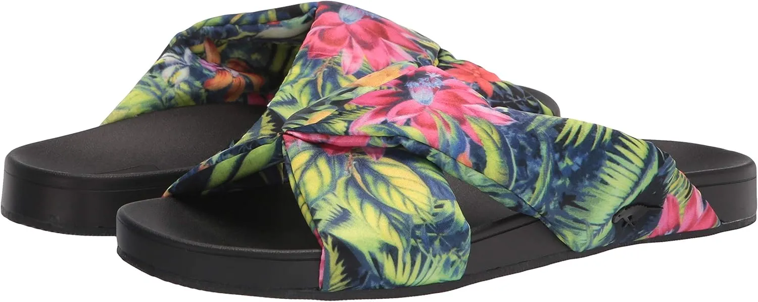Rocket Dog Women's Edo EPPS Tropical Print Slide Sandal
