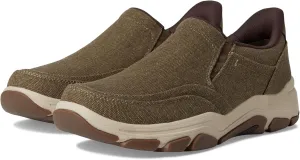 Rockport Men's Reece Sneaker, Brown Canvas, 14 Wide