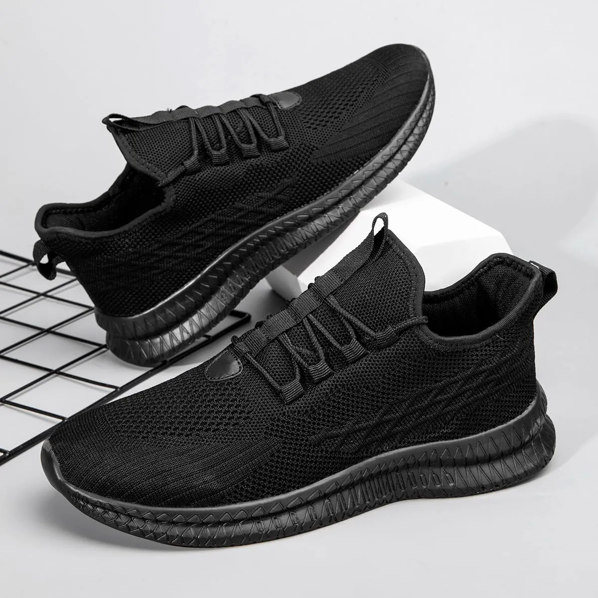 Running Shoes for Men Casual Slip on Tennis Shoes Fashion Sneaker Lightweight Breathable Gym Athletic Sports Walking Shoes