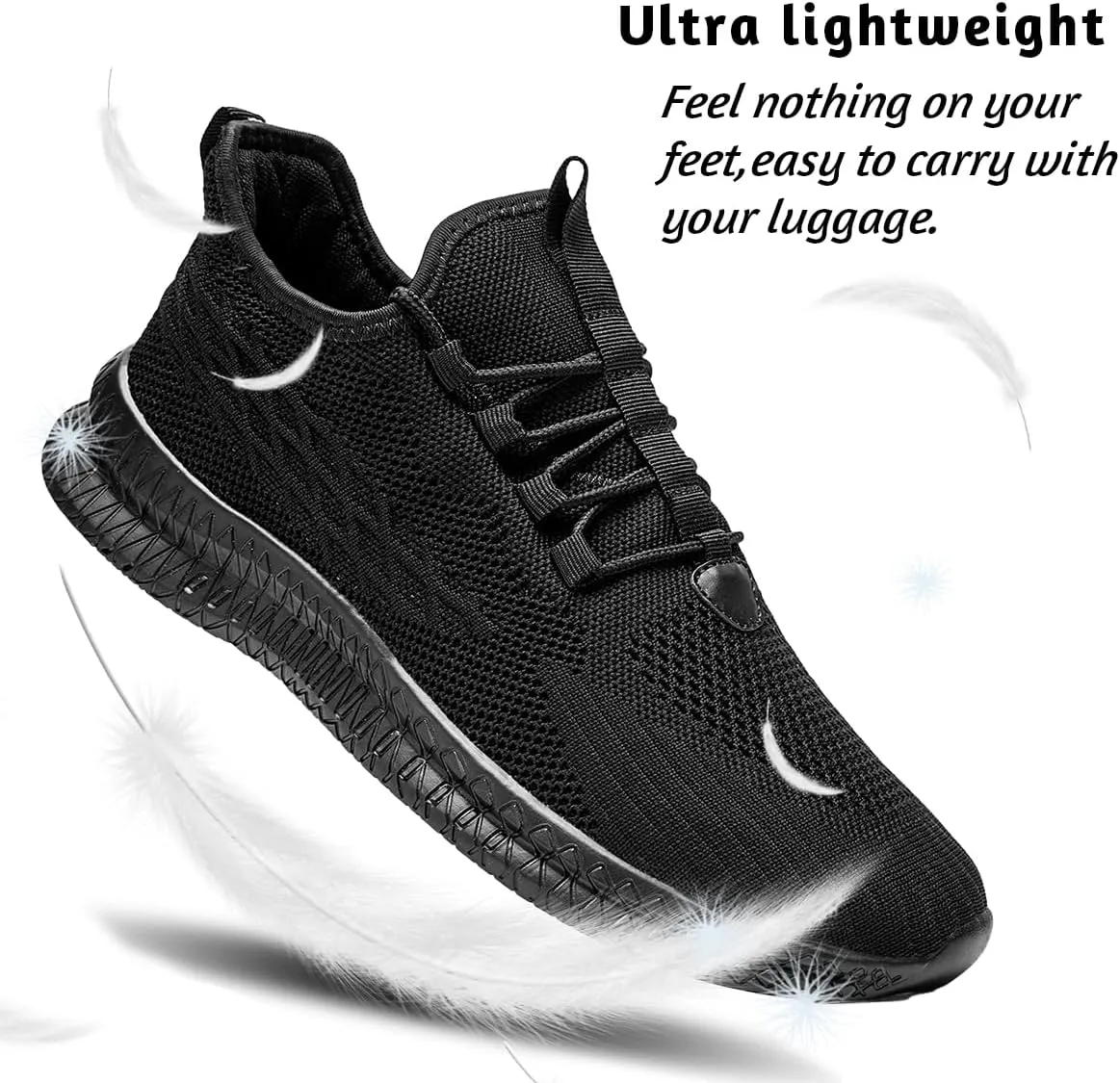 Running Shoes for Men Casual Slip on Tennis Shoes Fashion Sneaker Lightweight Breathable Gym Athletic Sports Walking Shoes