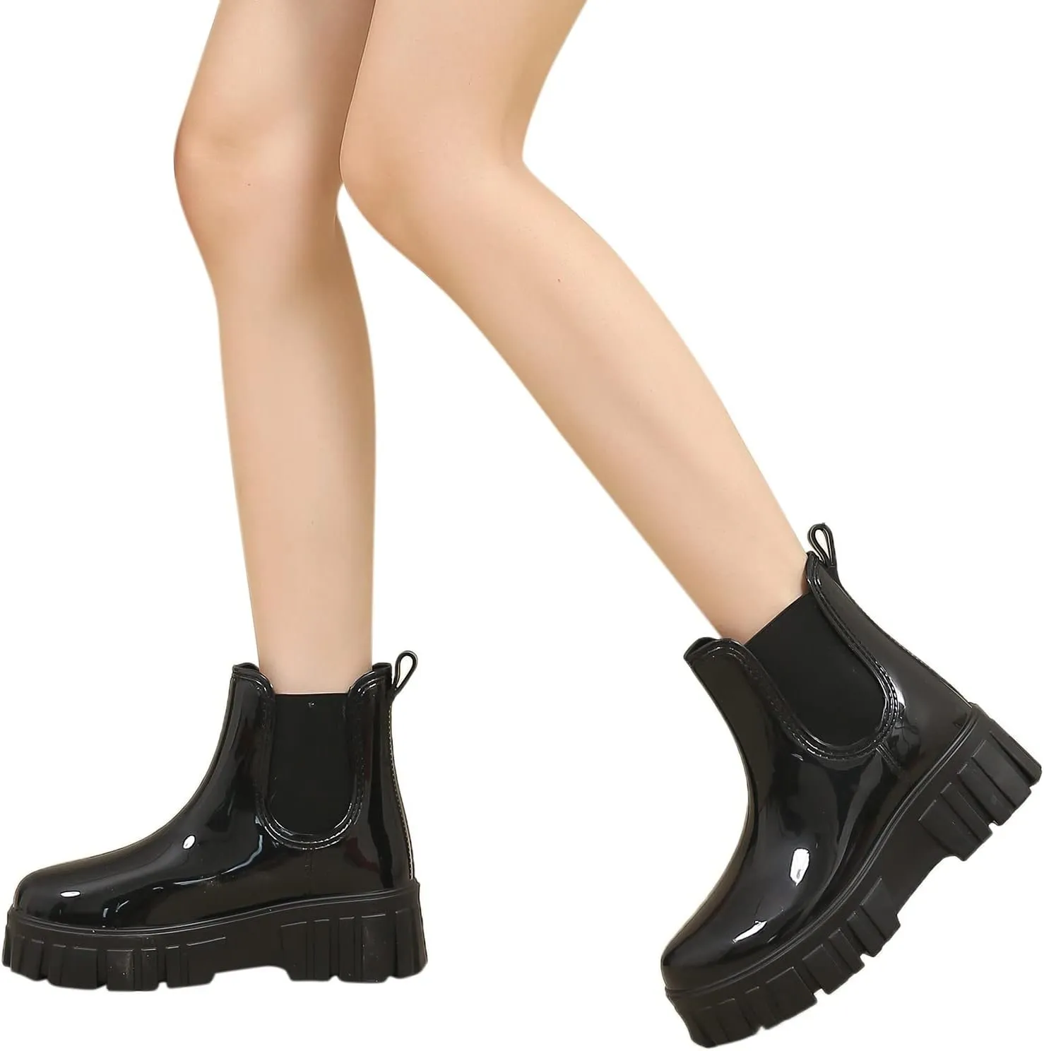 Sandals for Womens Garden Water Boots Unisex Rain Outdoor Ribber Yard Long Shoes Footwear